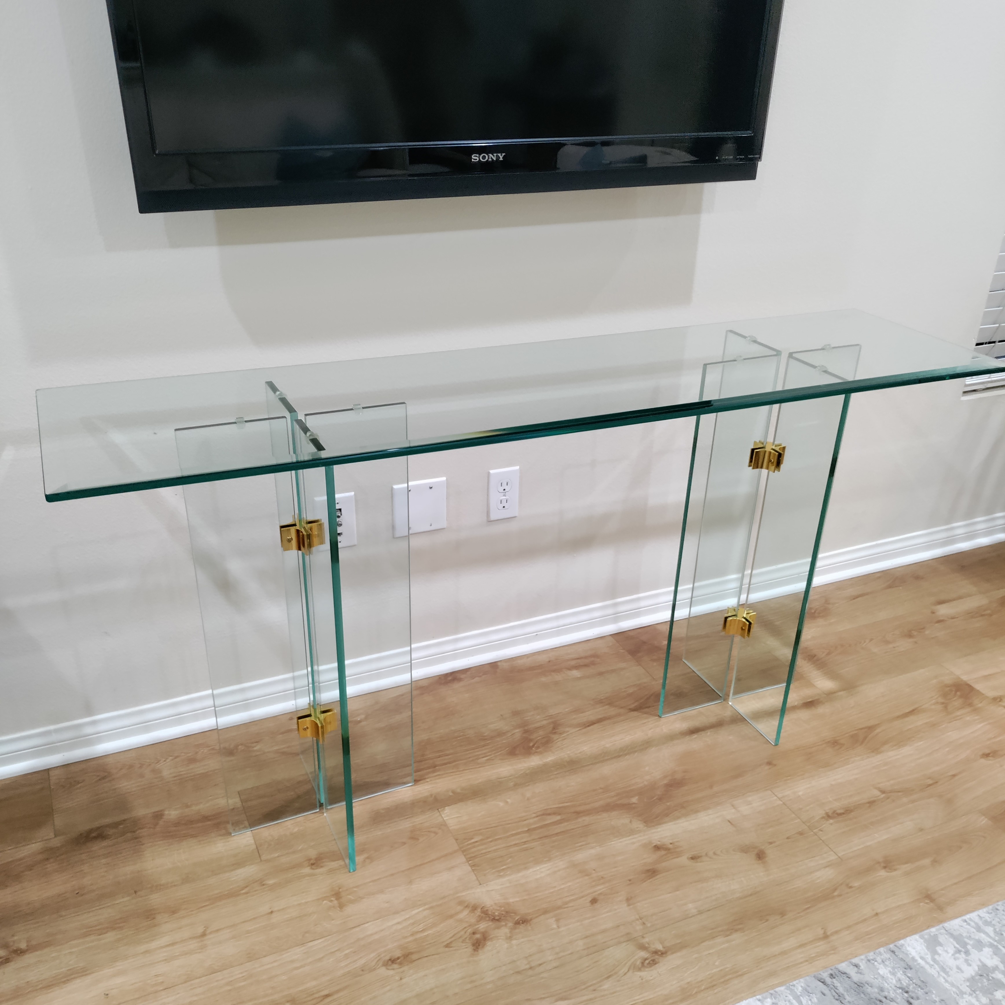 Glass Console Table